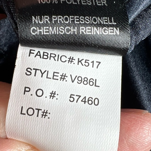 SAVILE ROW CO. London One Button Blazer Navy Blue Plaid Size Medium - Picture 7 of 8